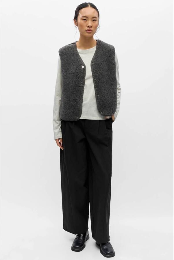 OBJECT Dames Blazers Objella Waistcoat Noos Donkergrijs - Foto 7