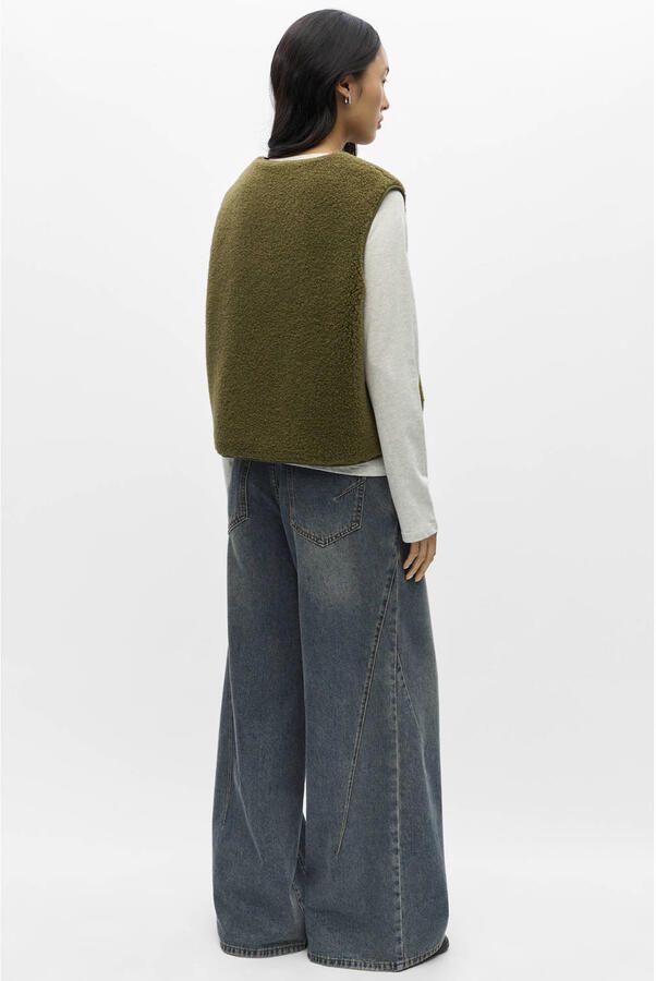 OBJECT Dames Blazers Objella Waistcoat Noos Olijf - Foto 7