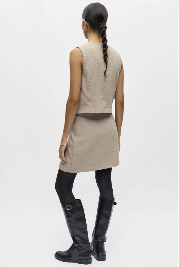 OBJECT gilet taupe - Foto 3