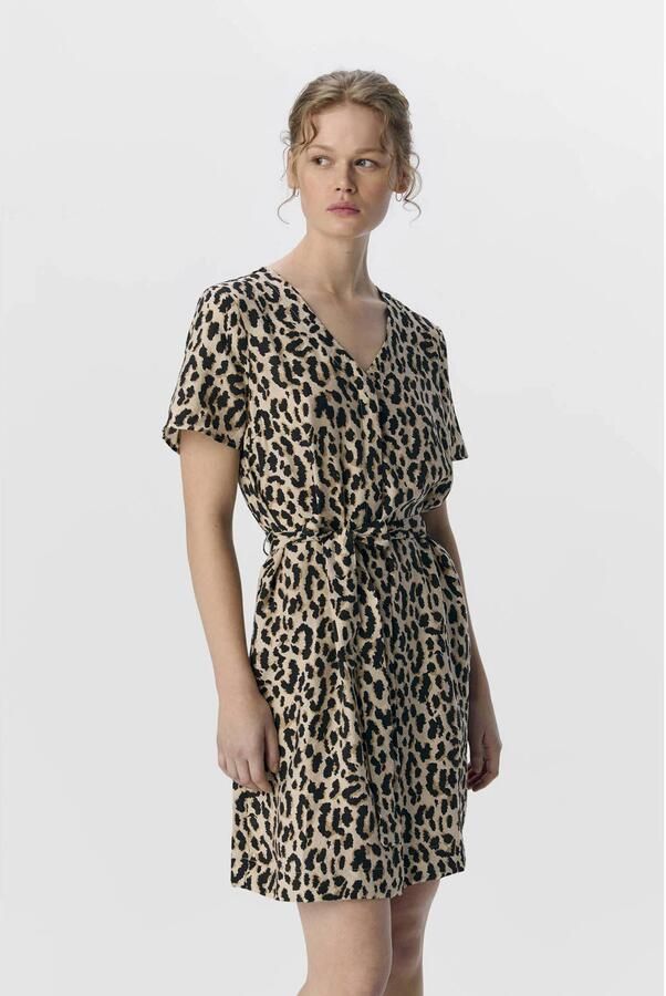 OBJECT Dames Jurken Objkarina S s Re Short Dress Noos Zwart - Foto 7