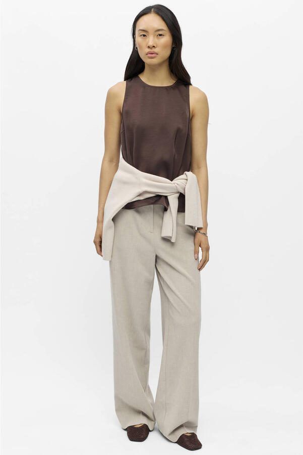 OBJECT loose fit top bruin - Foto 3