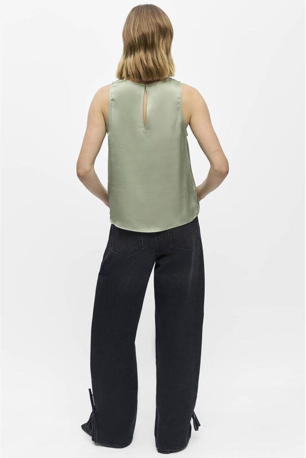 OBJECT loose fit top lichtgroen - Foto 2