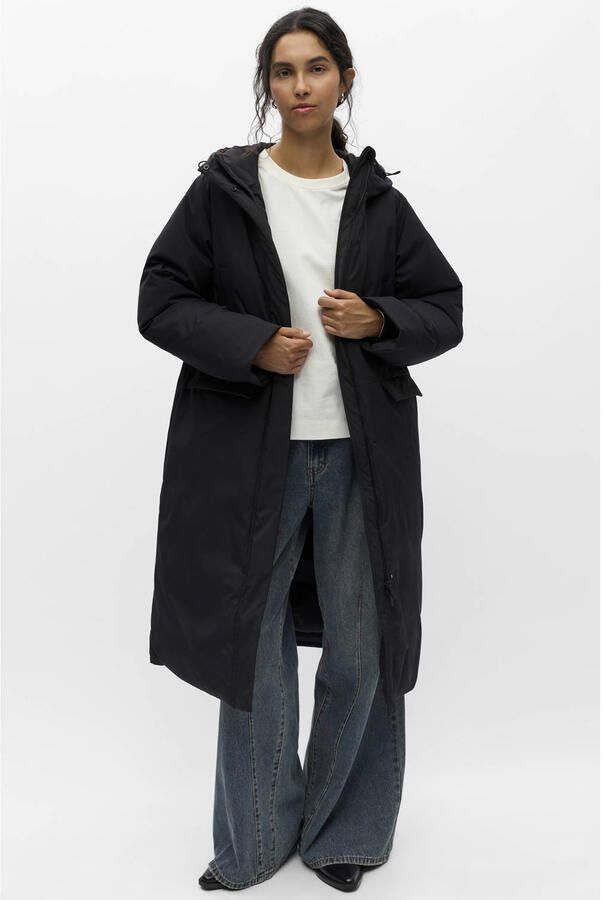 OBJECT Dames Jassen Objkelyn L s Re Long Jacket Noos Zwart - Foto 5