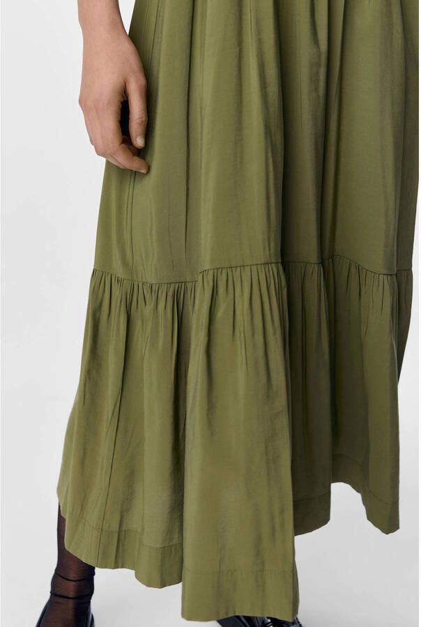 OBJECT Dames Jurken Objceline 2 4 Lo Dress 138 Groen - Foto 5