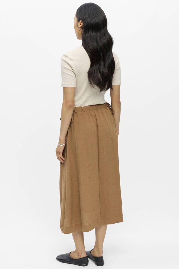 OBJECT Dames Rokken Objrini Midi Skirt 145 Nd Camel - Foto 7