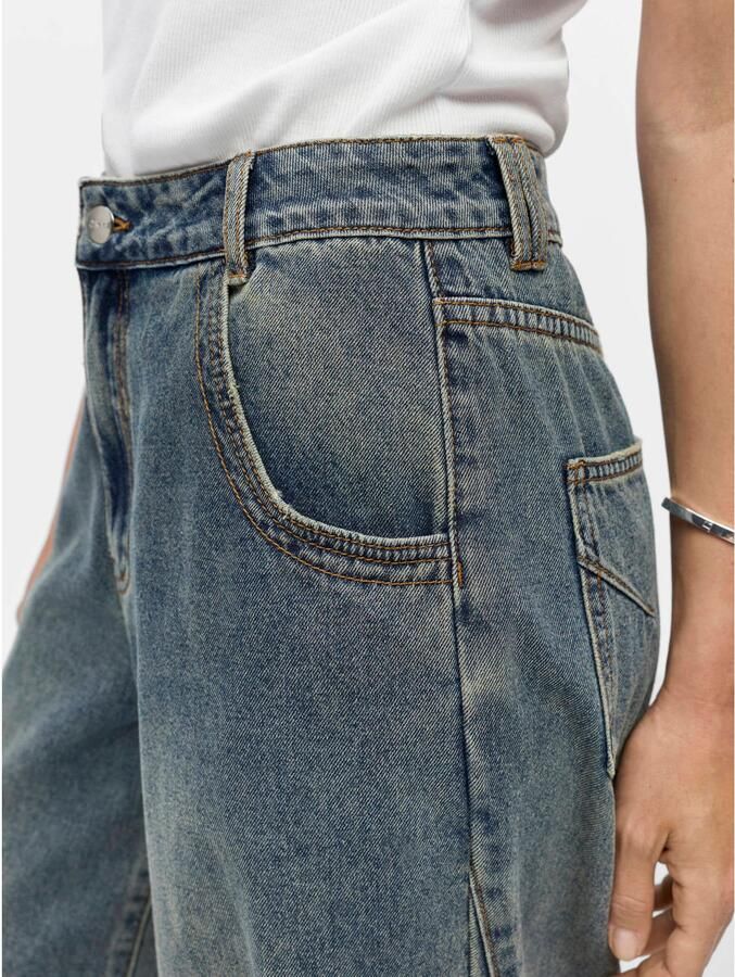 OBJECT Objdipsy Mw Lo Long Jeans 146 loose fit jeans middelblauw - Foto 6