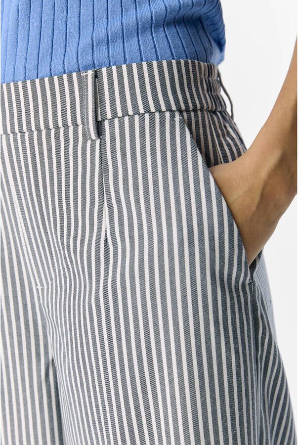 OBJECT OBJLISA wide leg regular waist pantalon wit - Foto 6