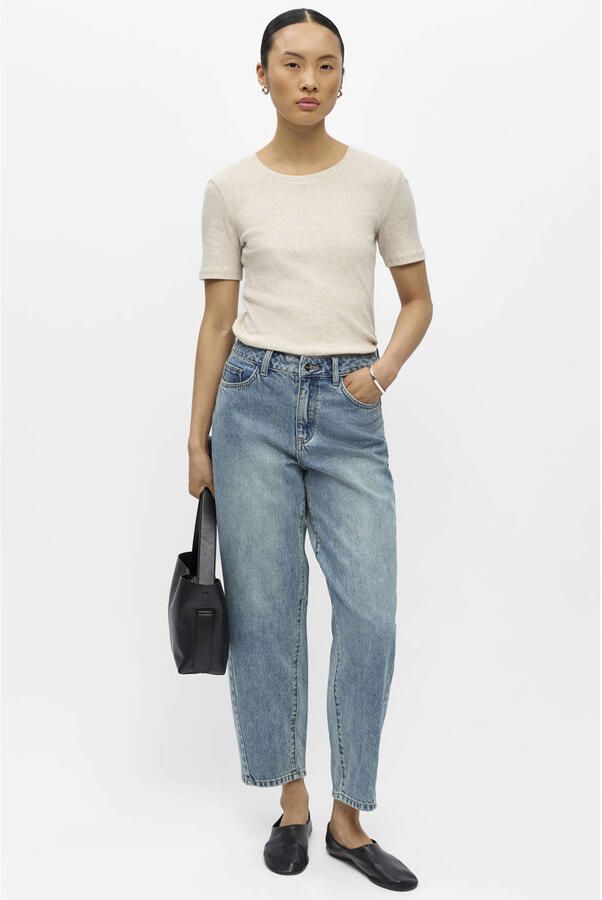 OBJECT OBJMIU barrel jeans mediumblauw - Foto 2