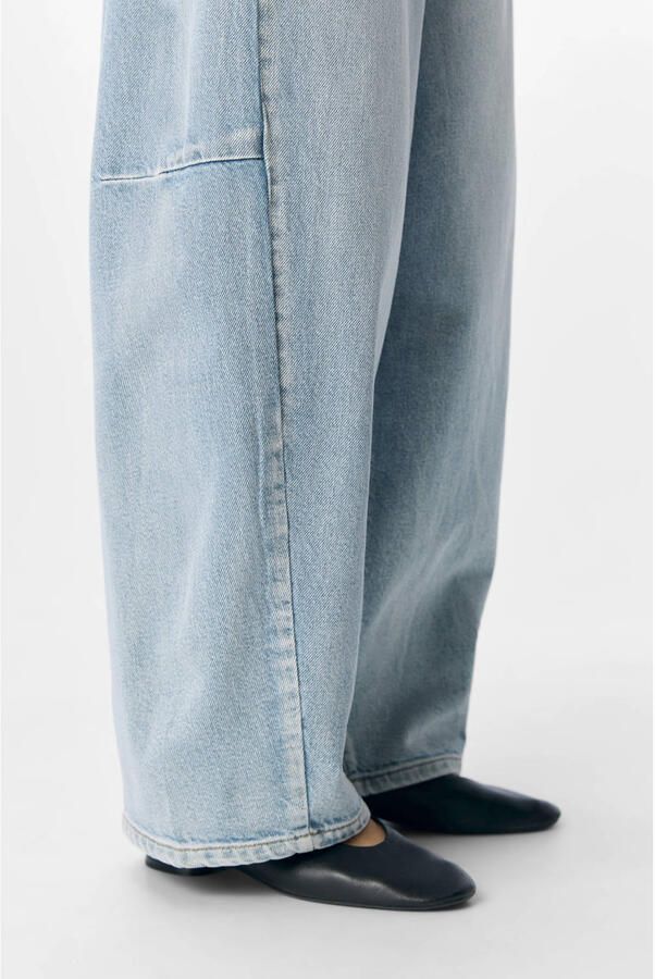 OBJECT Objmoji barrel jeans light blue denim - Foto 2