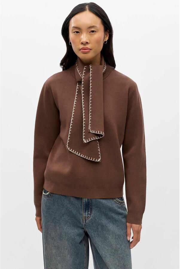 OBJECT pullover bruin - Foto 1