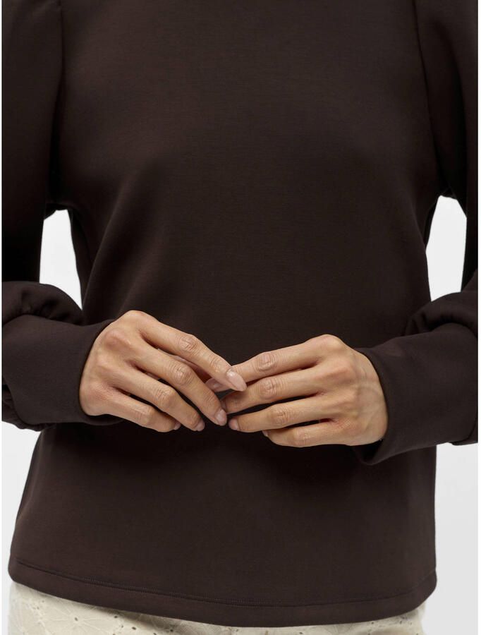 OBJECT Dames Truien & Vesten Objandrea Re L s O-neck Bruin - Foto 6