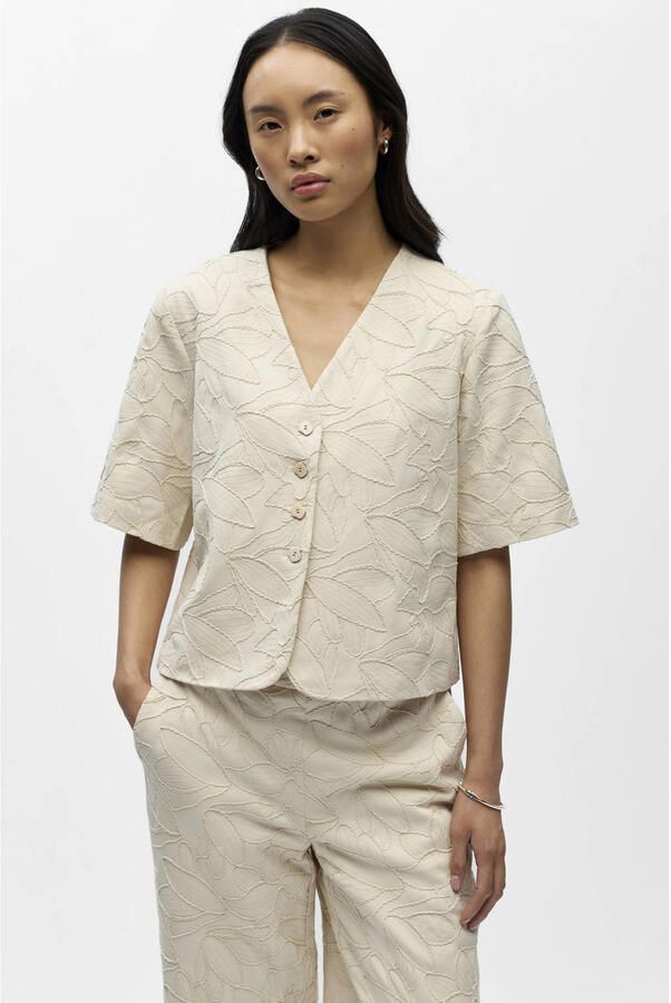 OBJECT Dames Blazers Objmathilda Lisa 2 4 Lo Blazer Ecru - Foto 5