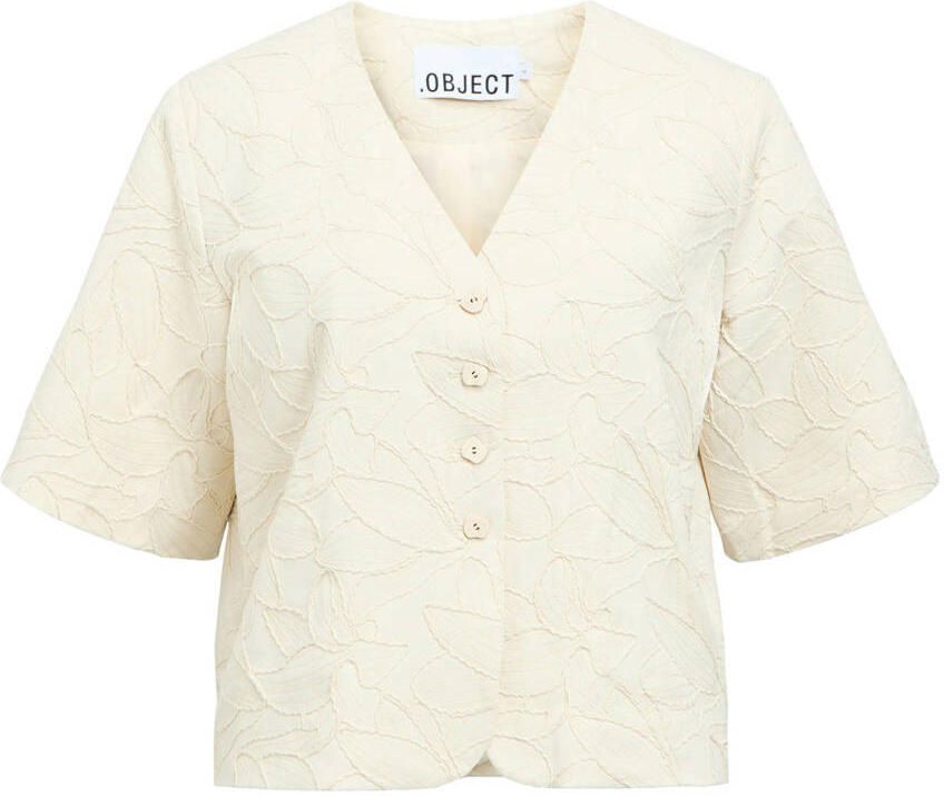 OBJECT Dames Blazers Objmathilda Lisa 2 4 Lo Blazer Ecru - Foto 6