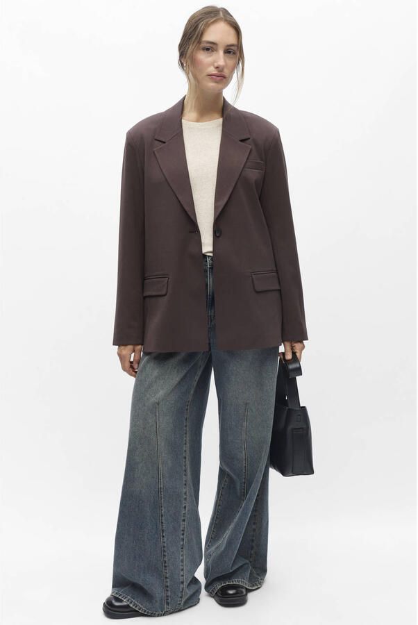 OBJECT regular fit blazer bruin - Foto 2