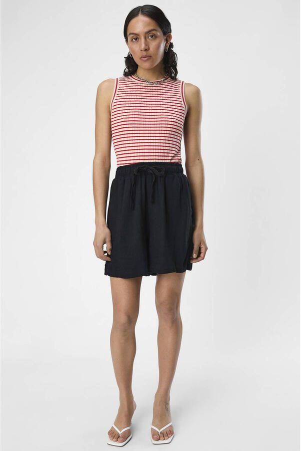 Object Regular fit bermuda met tunnelkoord model 'SANNE' - Foto 5