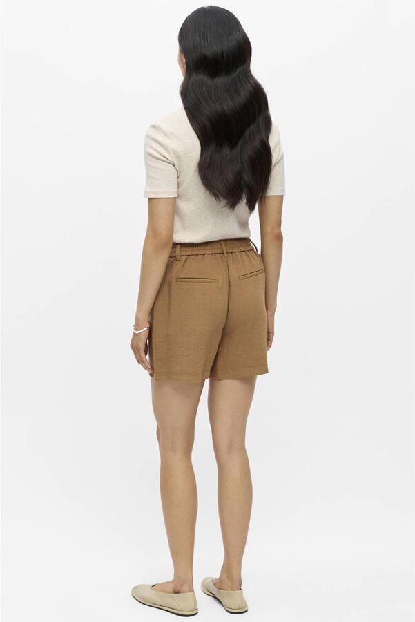 OBJECT Dames Broeken Objrini Lisa Mw Re Shorts 145 Nd Bruin - Foto 7