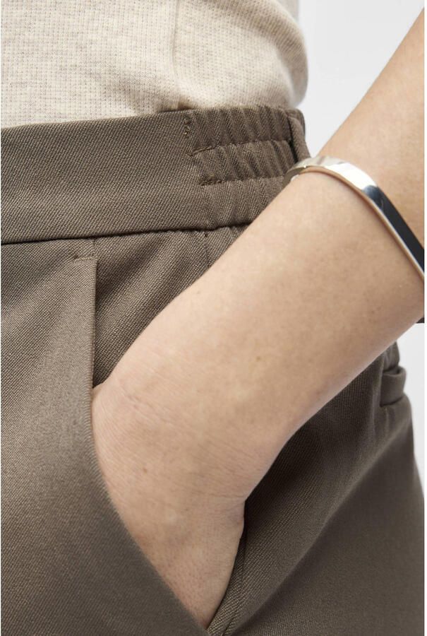OBJECT Dames Broeken Objlisa Mw Re Shorts Taupe - Foto 6