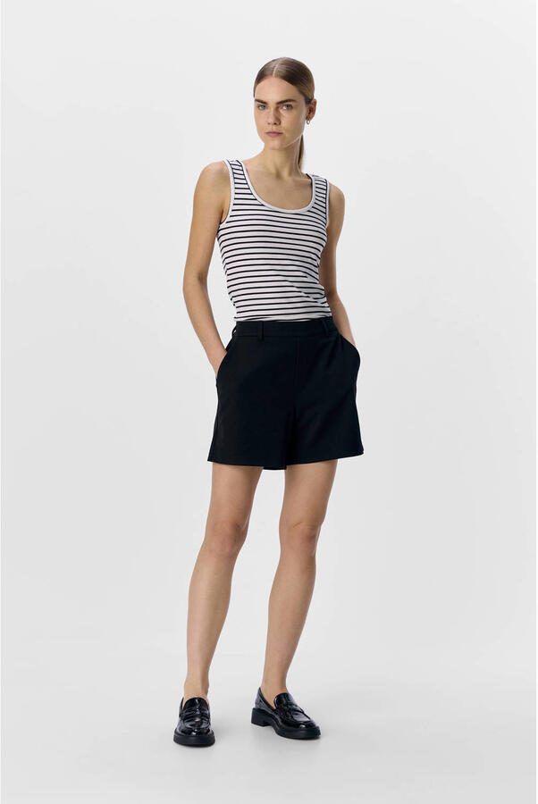 OBJECT Dames Broeken Objlisa Mw Re Shorts Zwart - Foto 2
