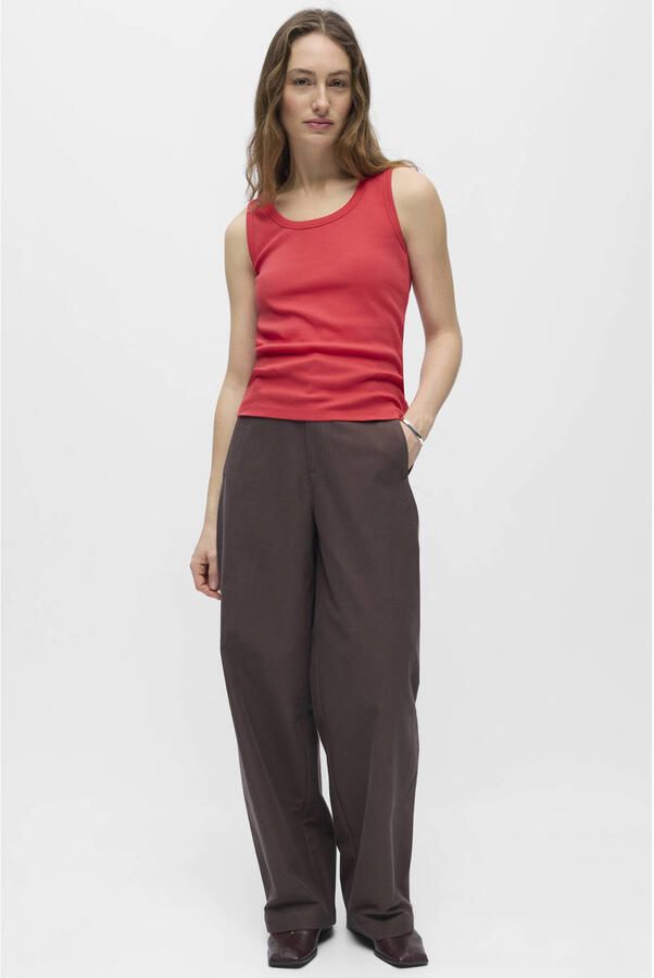 OBJECT singlet koraalrood - Foto 2