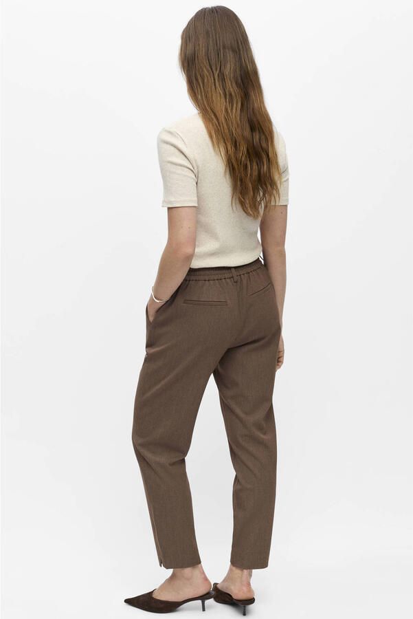 OBJECT slim fit pantalon lichtbruin - Foto 2