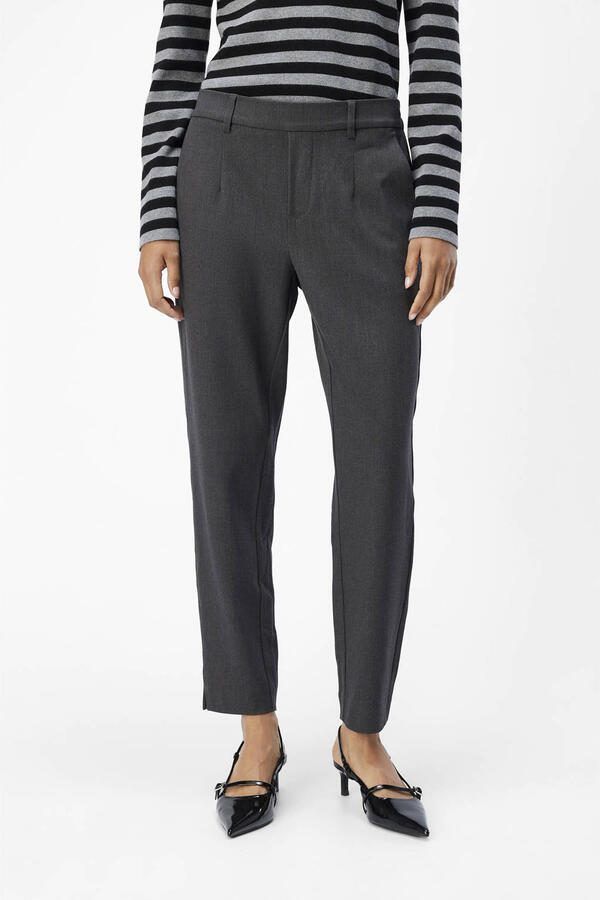 OBJECT Dames Broeken Objlisa Slim Pant Grijs - Foto 5