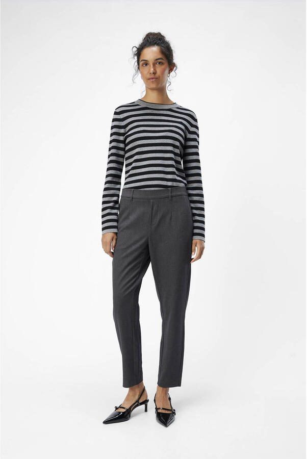 OBJECT Dames Broeken Objlisa Slim Pant Grijs - Foto 6