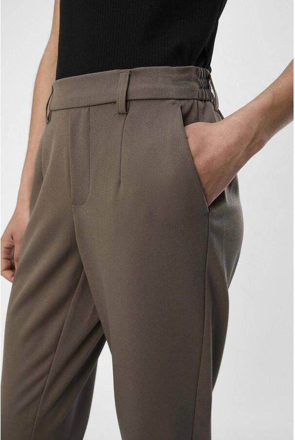 OBJECT Dames Broeken Objlisa Slim Pant Taupe - Foto 9