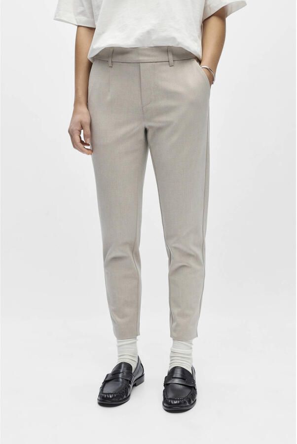 OBJECT Slim regular waist casual broek