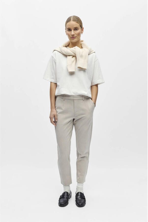 OBJECT Slim regular waist casual broek - Foto 2