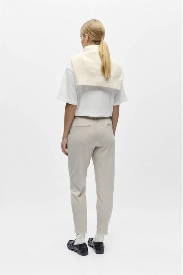 OBJECT Slim regular waist casual broek - Foto 3