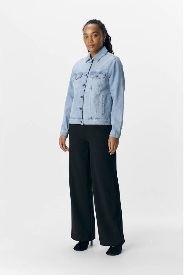 OBJECT Dames Jassen Objellen Re Denim Jacket Lichtblauw - Foto 6