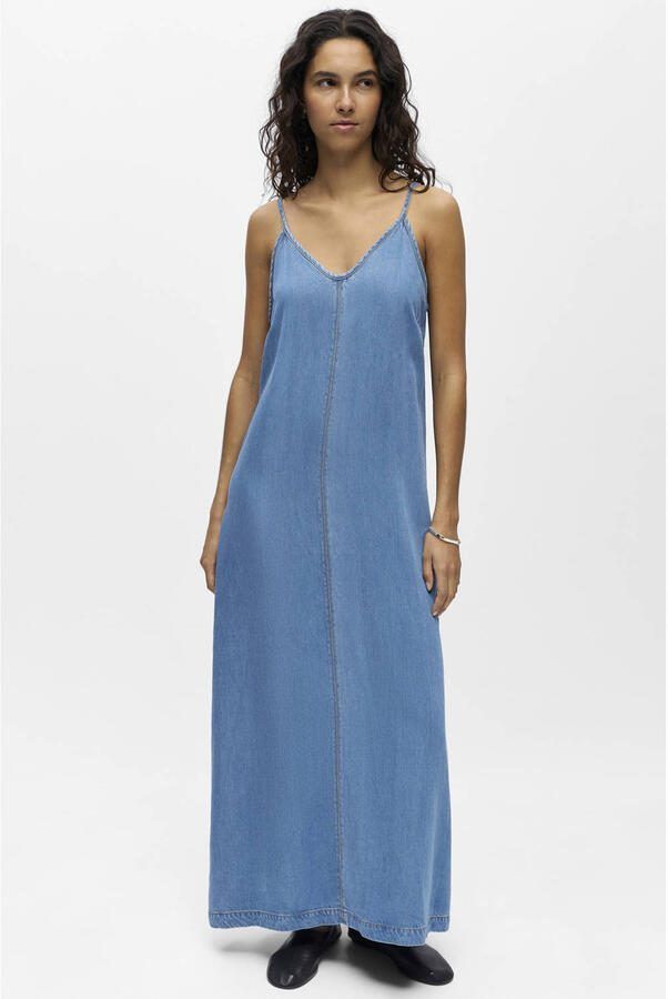 OBJECT spijkerjurk light blue denim