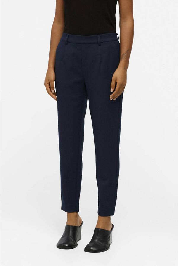 Object Slim fit stoffen broek met steekzakken model 'Lisa' - Foto 5