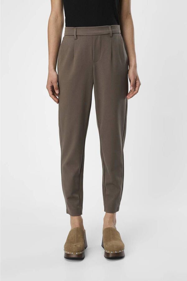 OBJECT Dames Broeken Objlisa Slim Pant Taupe - Foto 8