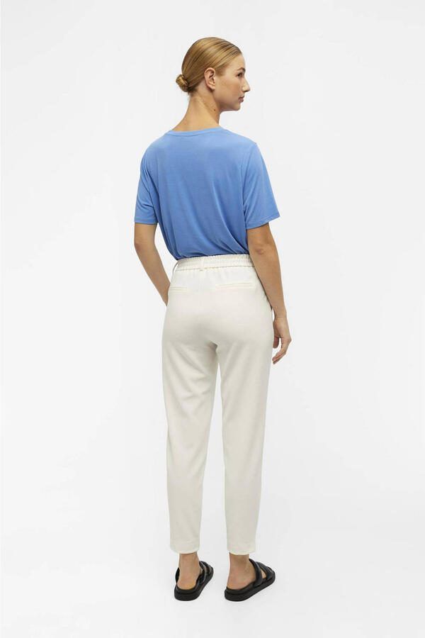 OBJECT straight fit pantalon OBJLISA wit - Foto 3