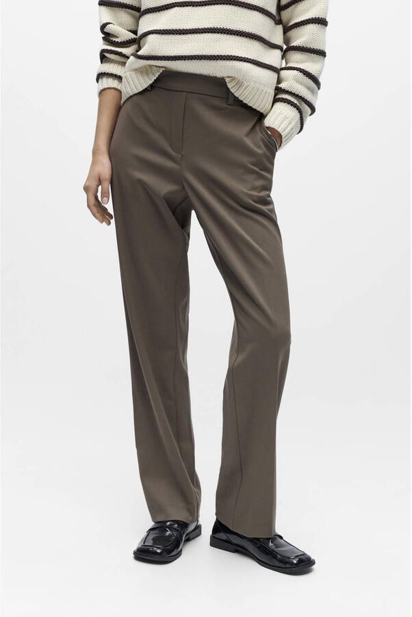 OBJECT straight regular waist broek