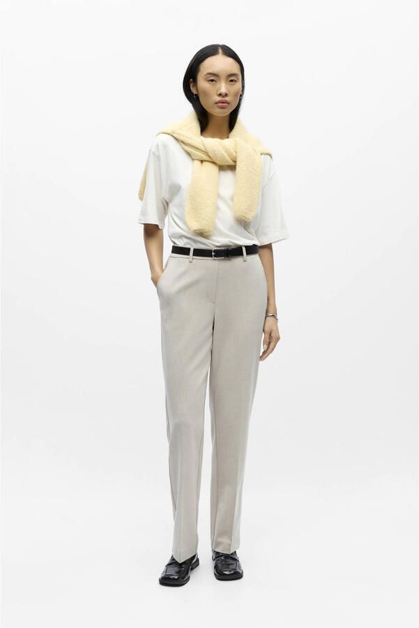 OBJECT Straight regular waist casual broek - Foto 3