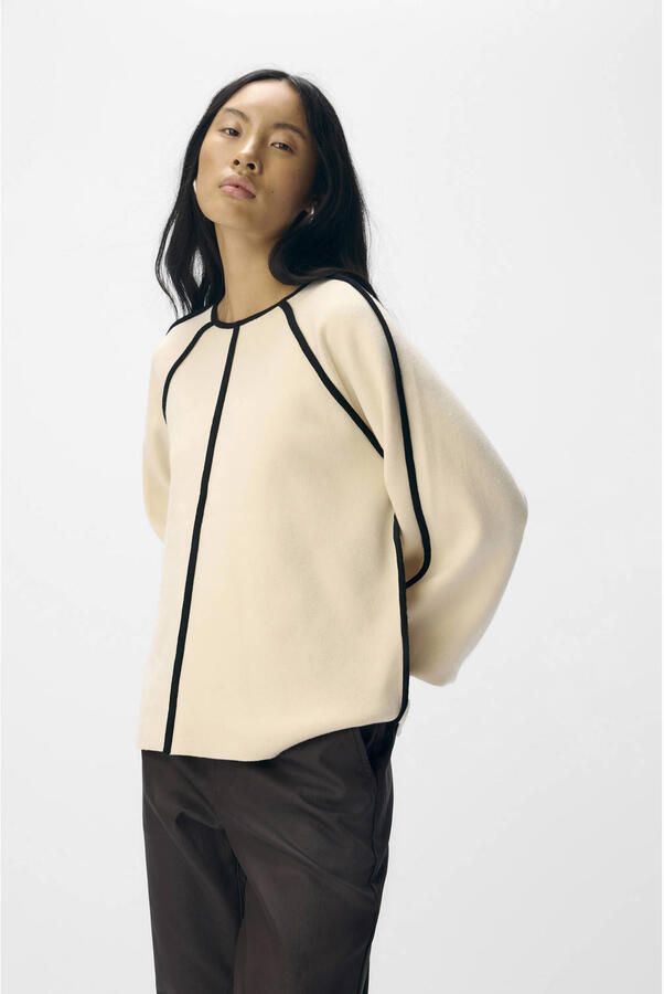 Object Trui Reynard Knit Sandshell Black