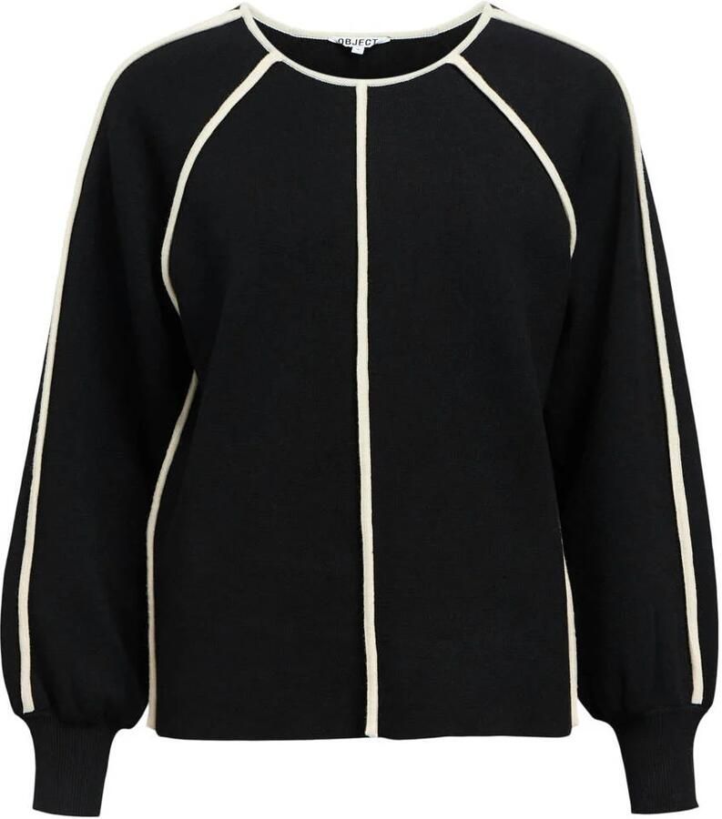 Object Trui Reynard Knit Black Sandshell