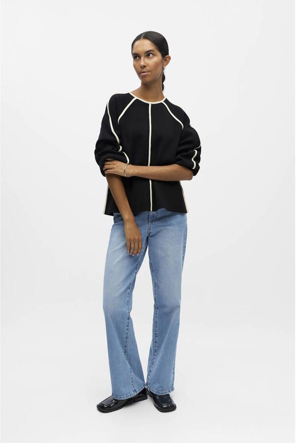 Object Trui Reynard Knit Black Sandshell