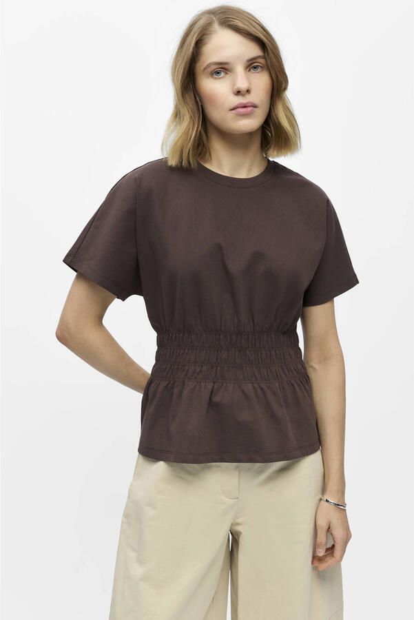 OBJECT T-shirt bruin