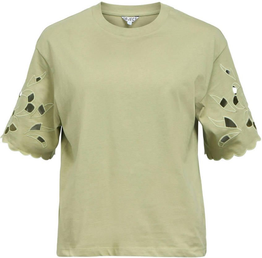 OBJECT T-shirt lichtkaki - Foto 2