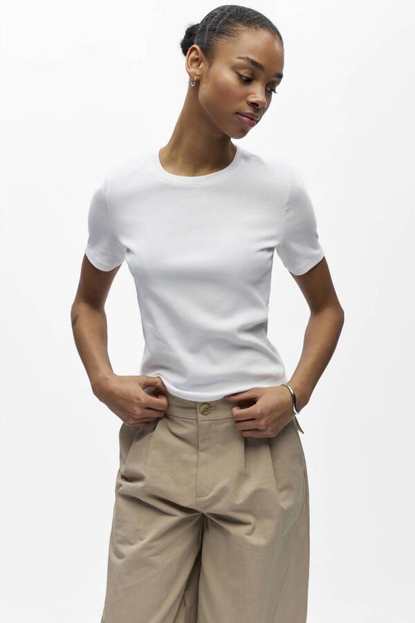 OBJECT T-shirt OBJMOLI wit