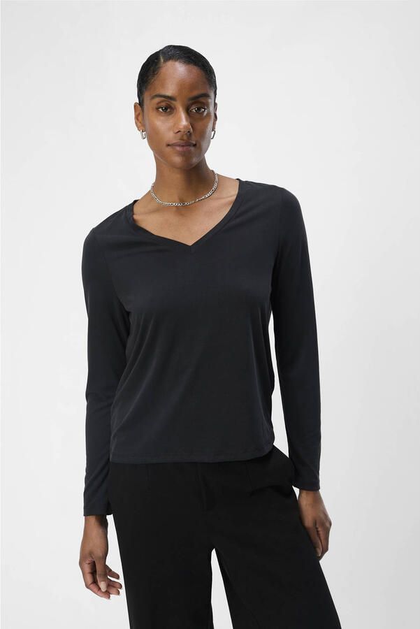 OBJECT T-shirt zwart