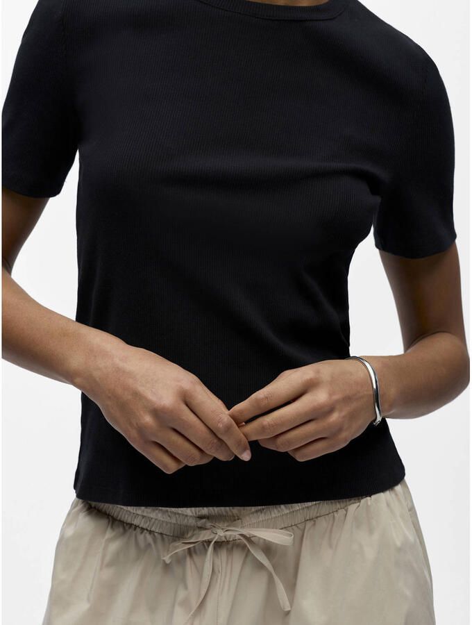 OBJECT T-shirt zwart - Foto 3