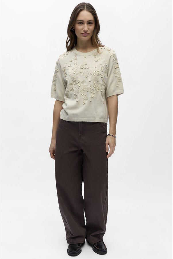 Object Sweater Niko Knit Birch - Foto 3