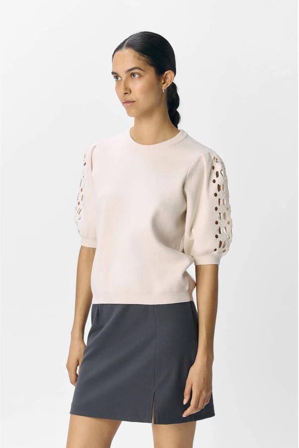 OBJECT Dames Truien & Vesten Objyuki S s Re Knit Pullover 140 Gebroken Wit - Foto 7