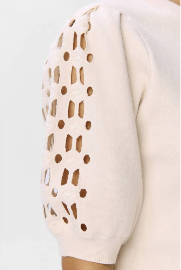 OBJECT Dames Truien & Vesten Objyuki S s Re Knit Pullover 140 Gebroken Wit - Foto 5