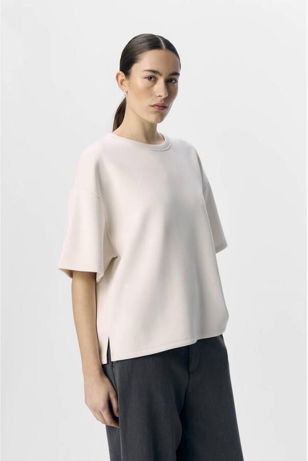 OBJECT Dames Truien & Vesten Objandrea Re 2 4 T-shirt Zand - Foto 5