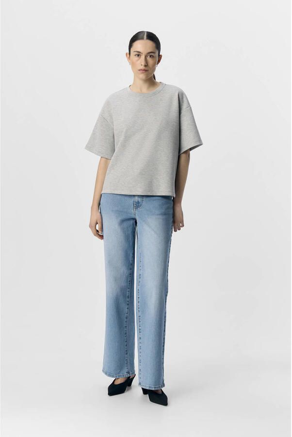 OBJECT Dames Truien & Vesten Objandrea Re 2 4 T-shirt Grijs - Foto 6